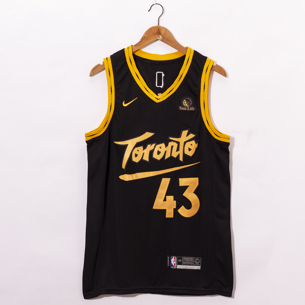 Men Toronto Raptors #43 Siakam Black Nike Game NBA Jerseys